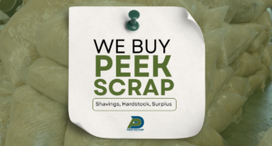 Where to Sell PEEK Scrap | Drew Polymer We buy PEEK scrap including PEEK shavings, hardstock, and surplus material for recycling at Drew Polymer.