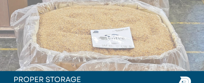 Properly stored PEEK scrap in labeled containers for recycling and maximum material value.
